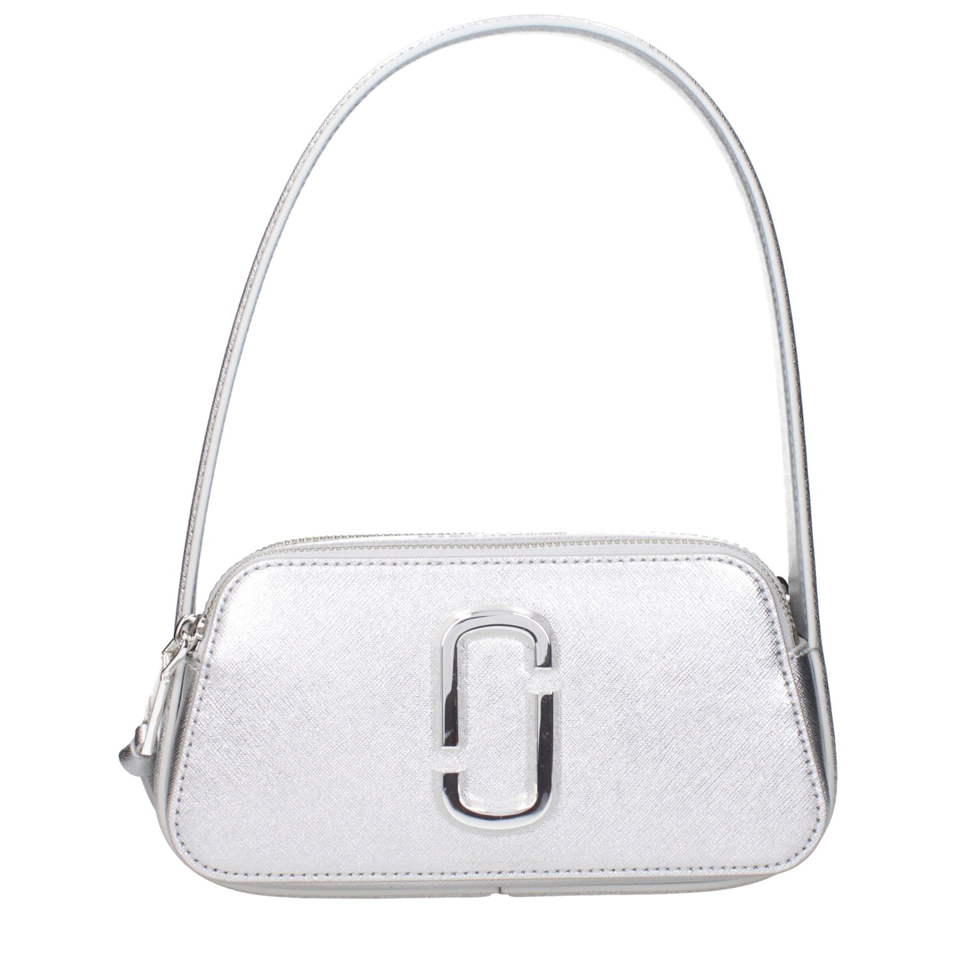 Gray Leather Shoulder Bags