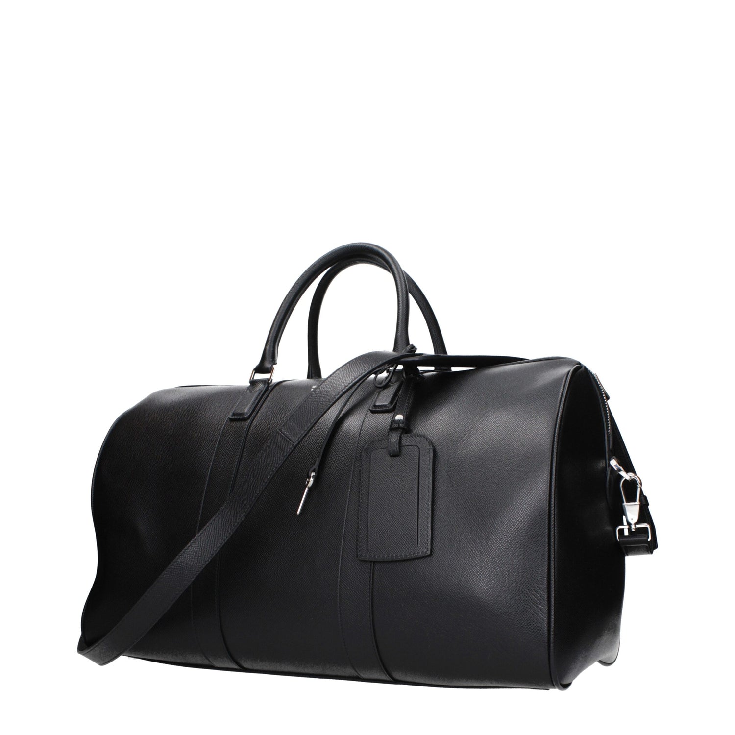 Black Leather Luggage And Travel