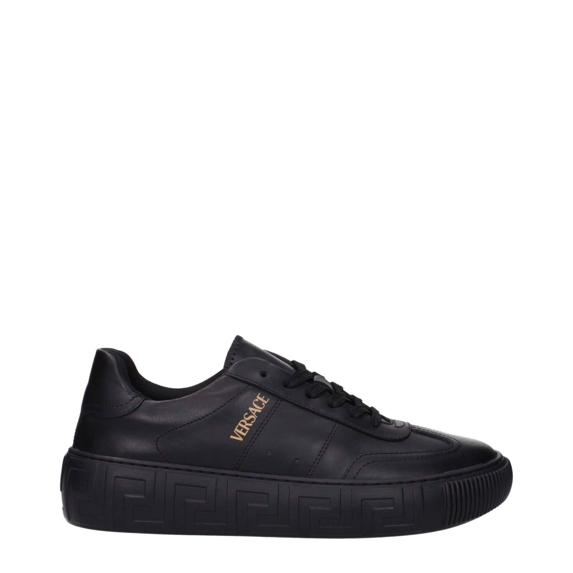 Black Leather Low Tops