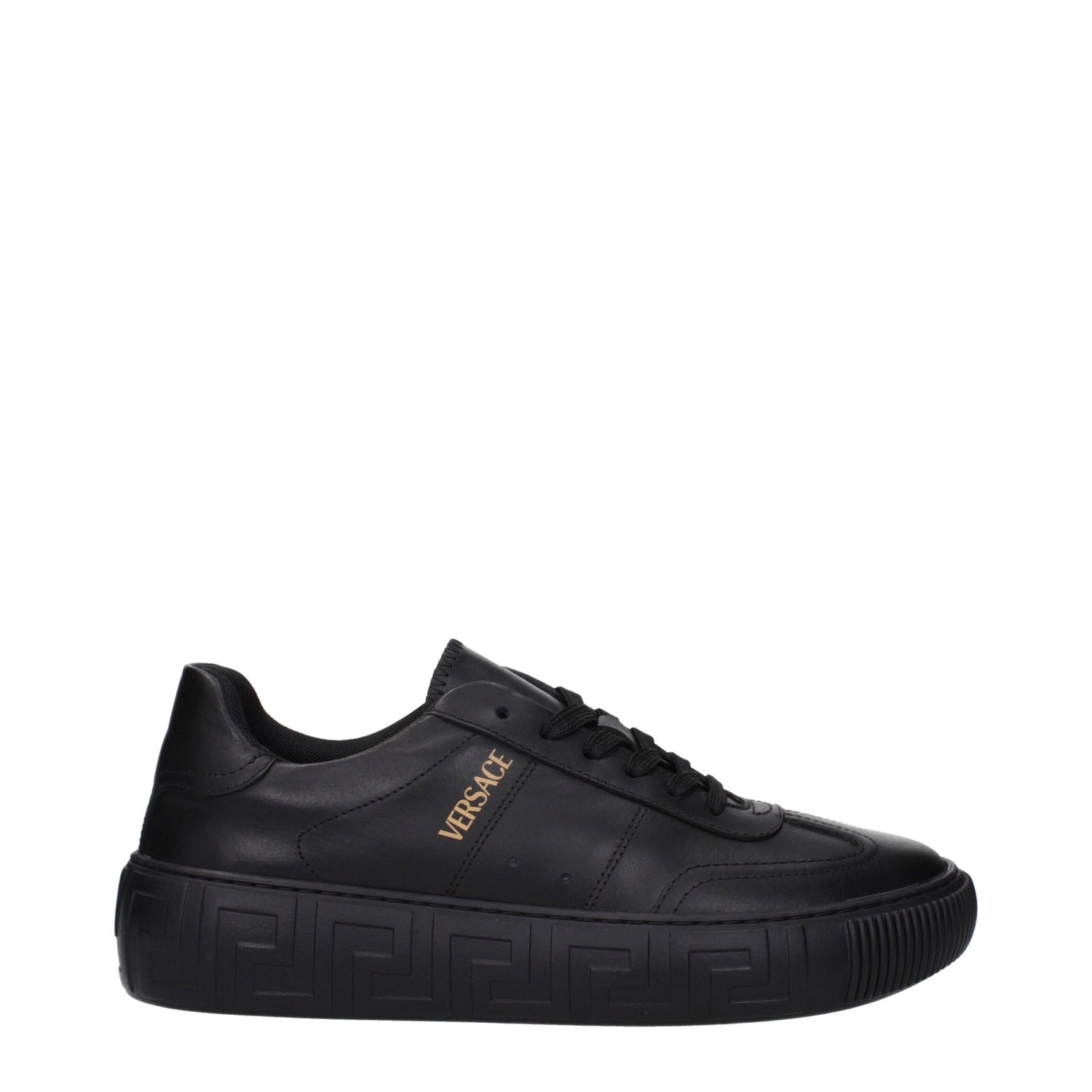 Black Leather Low Tops