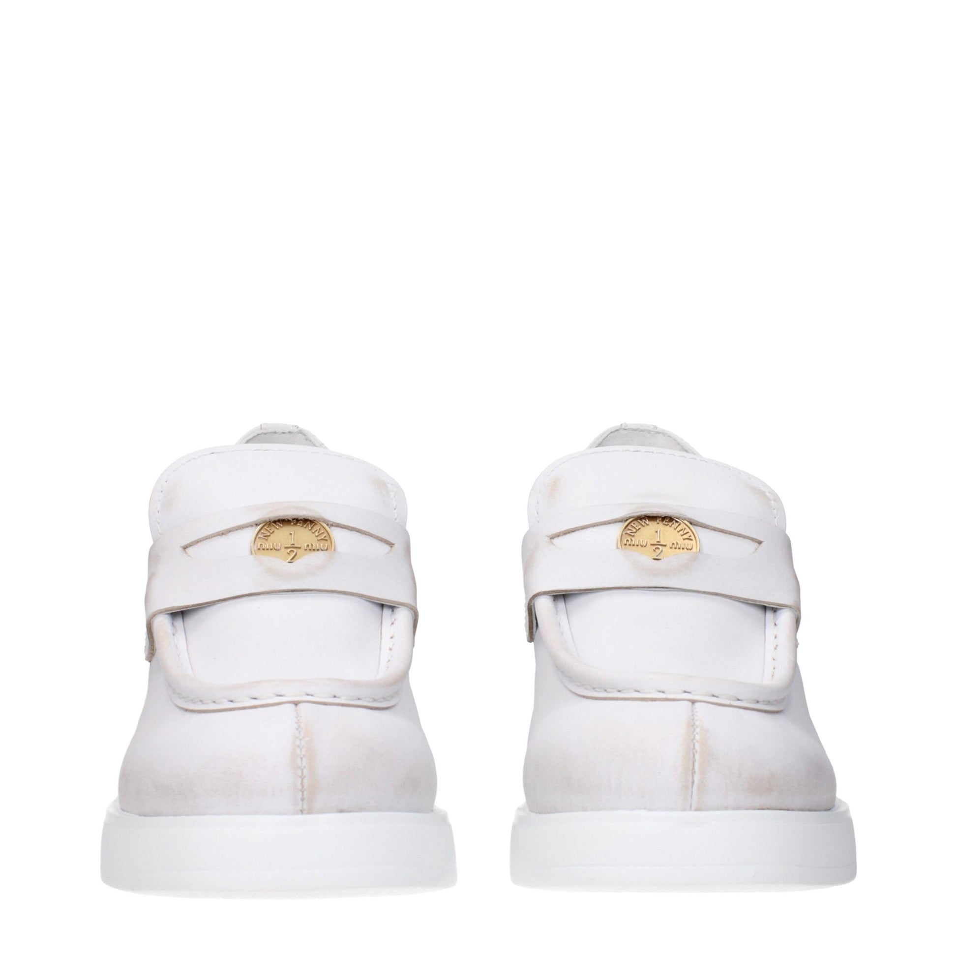 White Leather Broch
