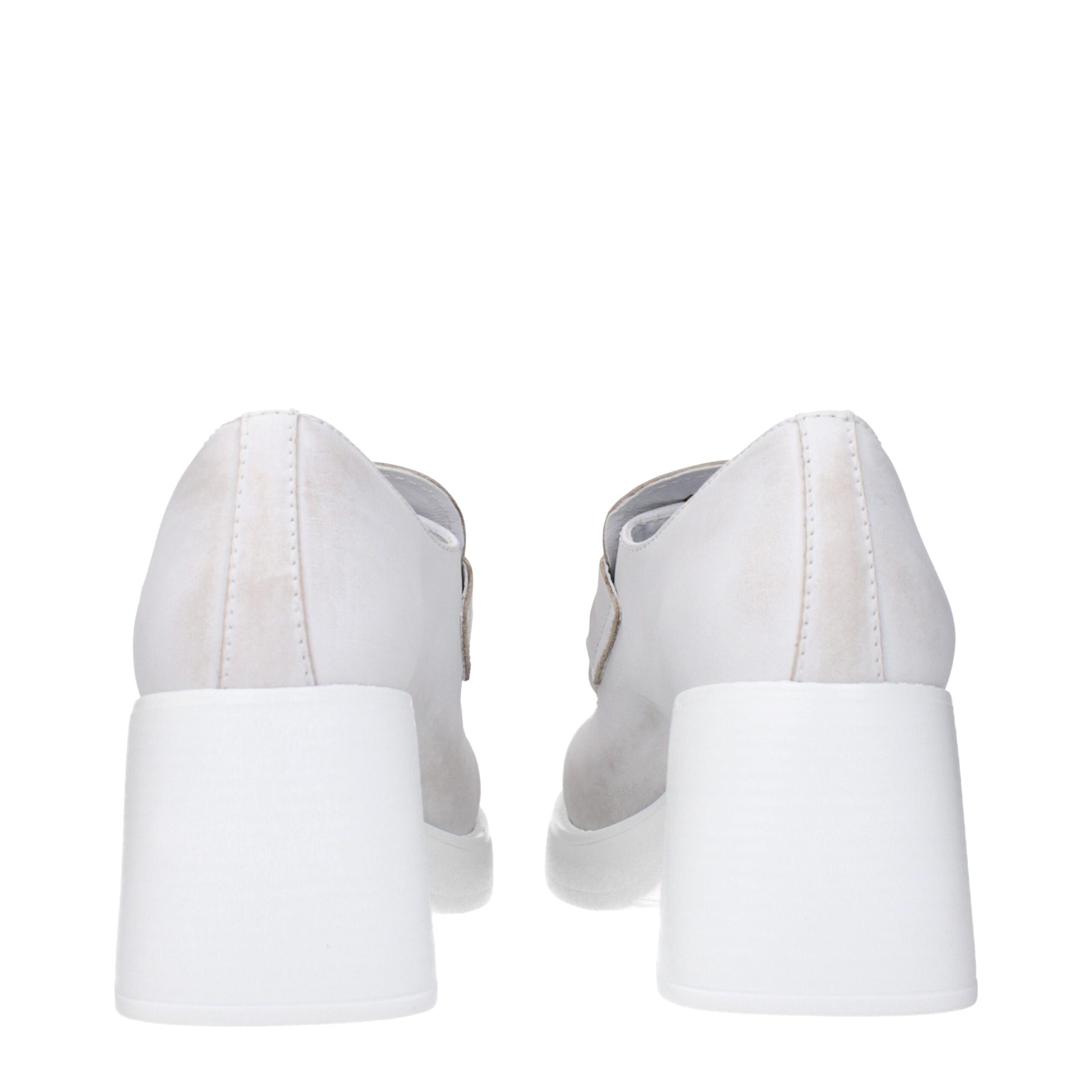 White Leather Broch