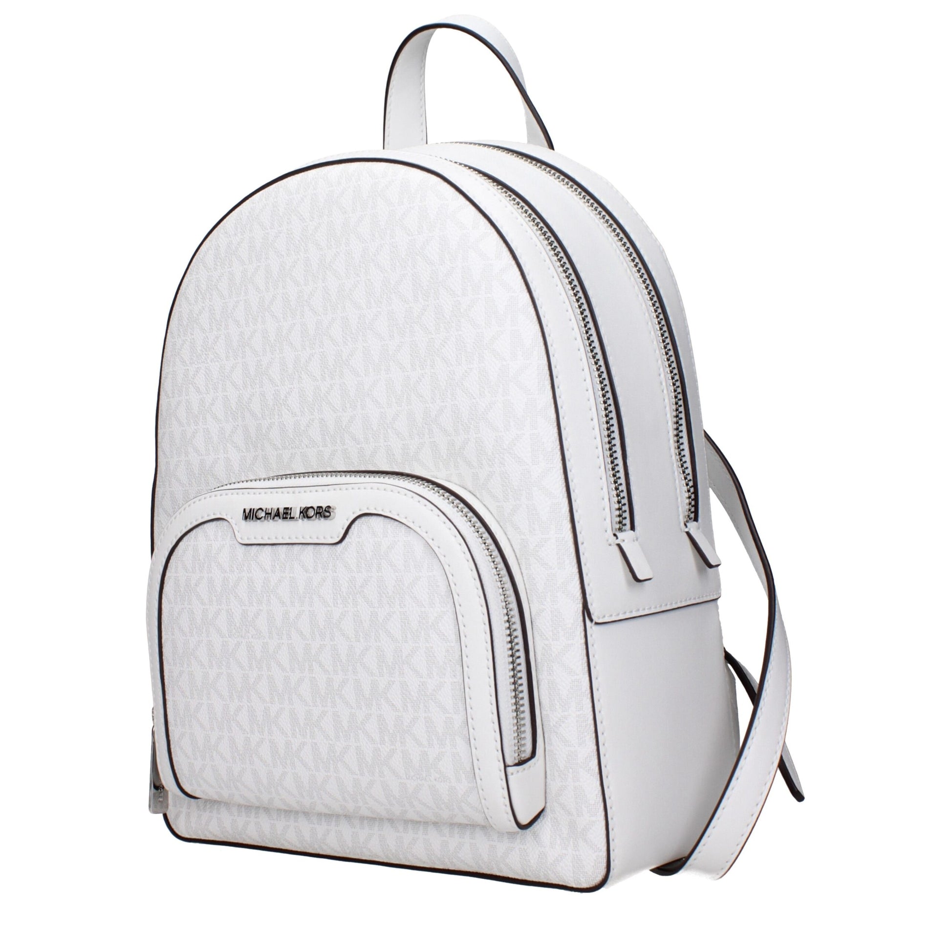White Fabric Backpacks