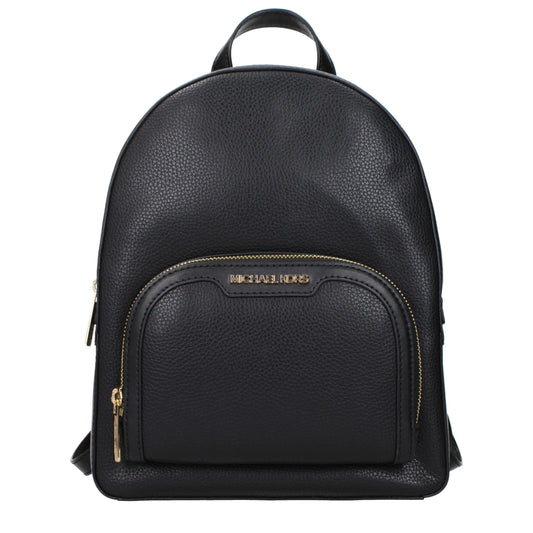 Black Leather Backpack