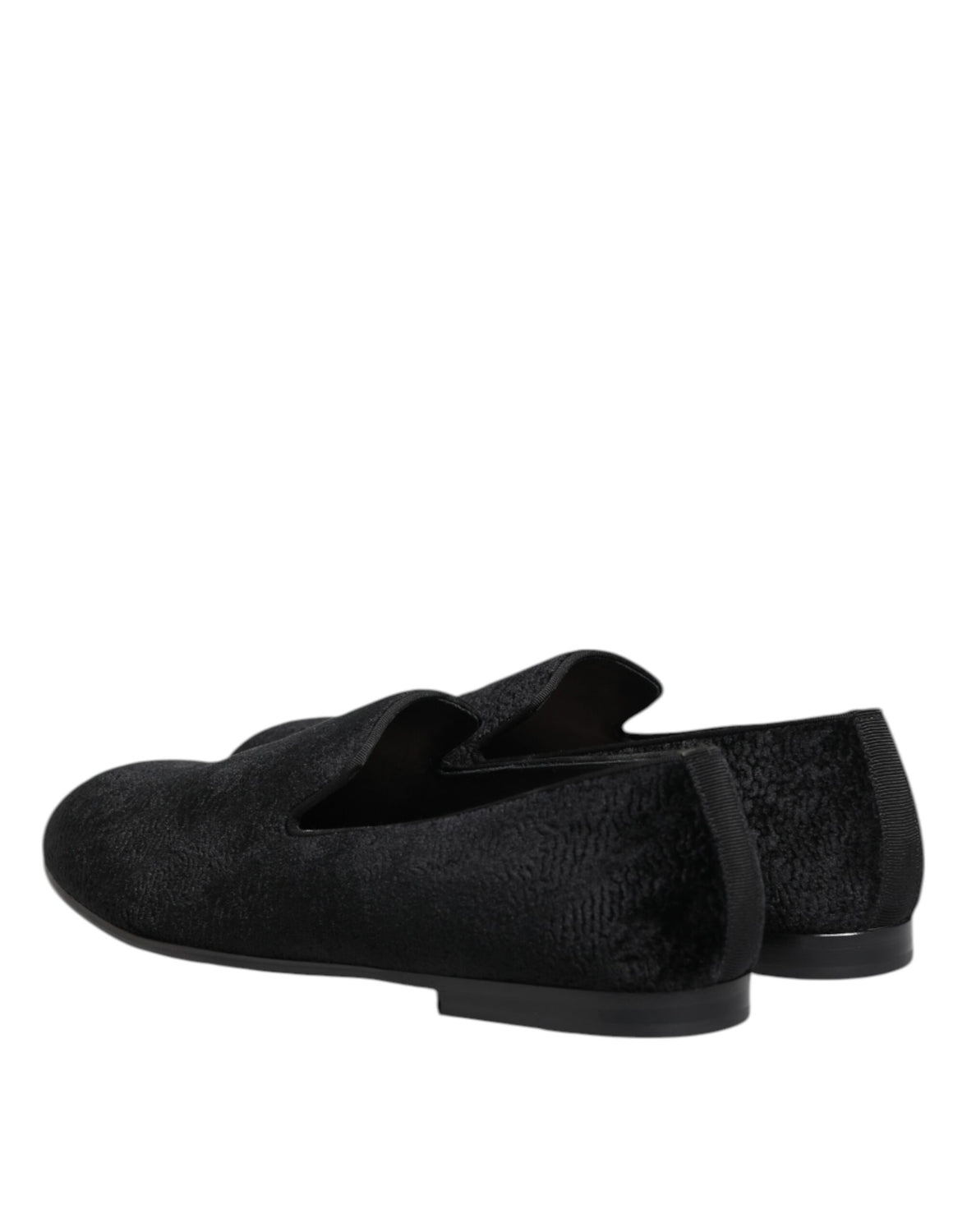 Black Jacquard Loafers Formal Men Dress Shoes