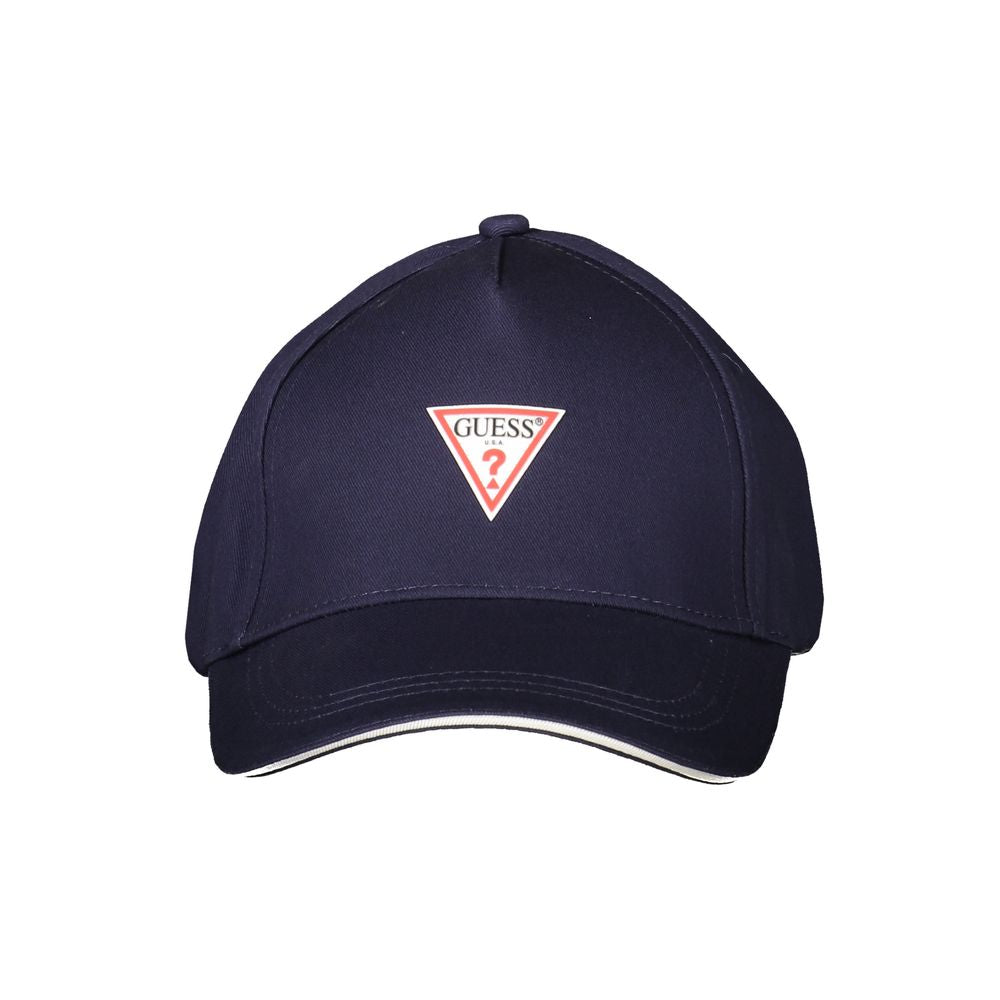 Blue Cotton Men Cap