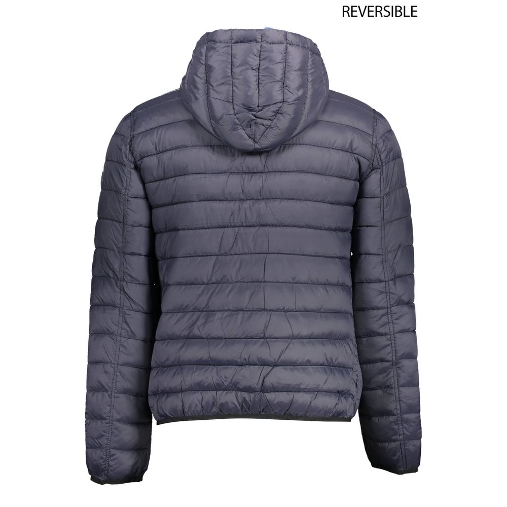 Blue Nylon Jackets & Coat