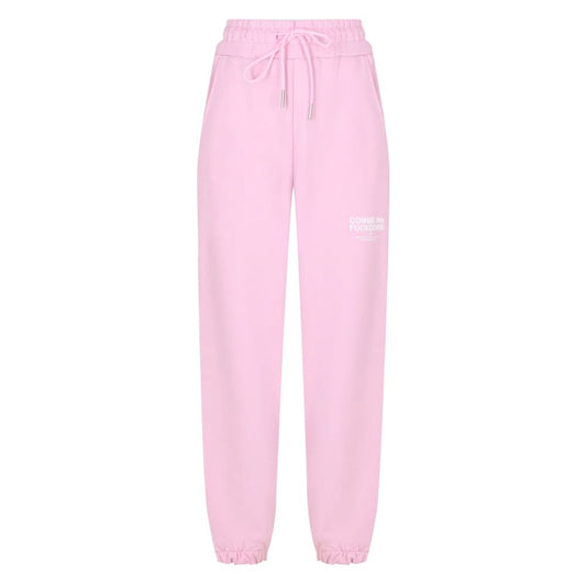 Pink Cotton Women Sweatpant