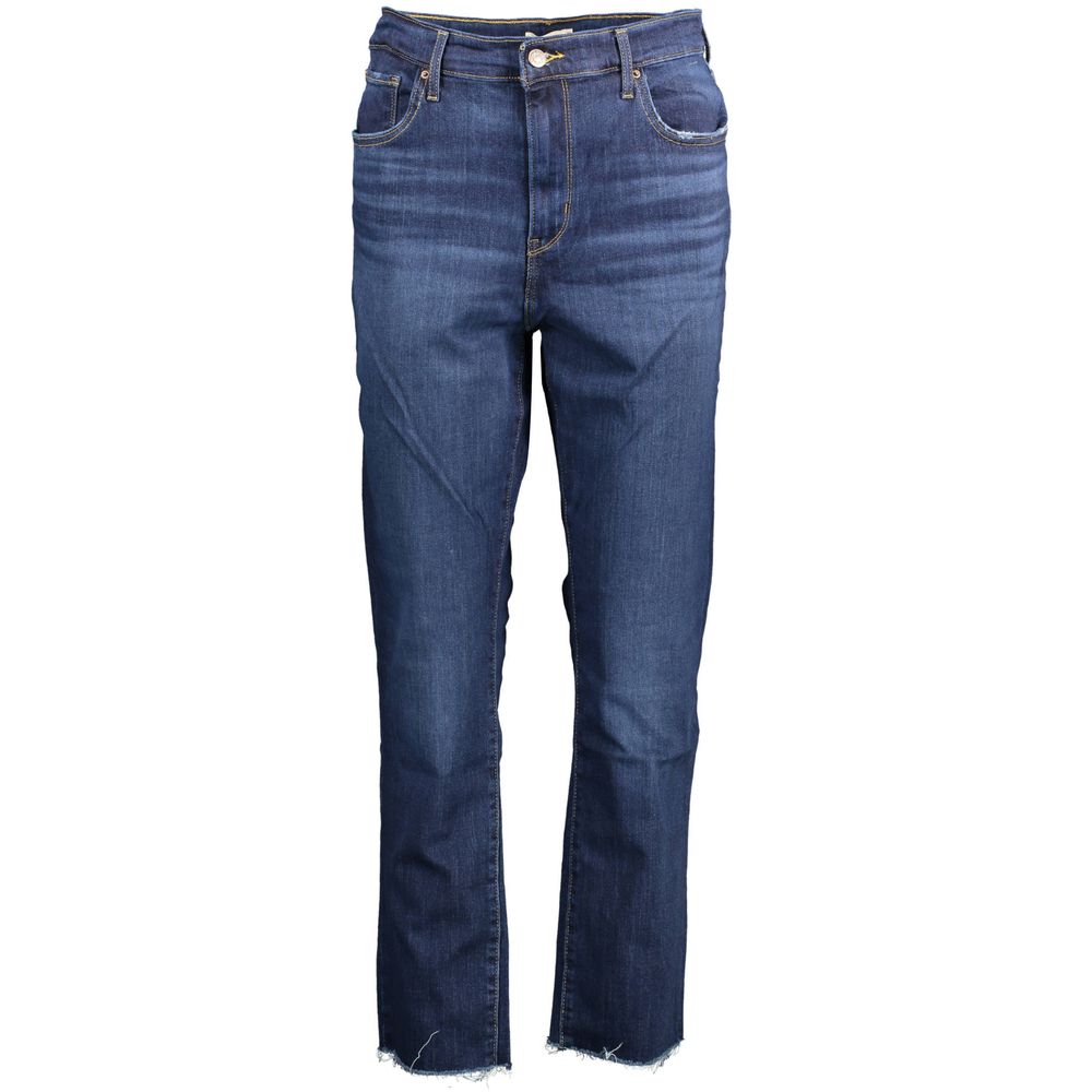 Blue Cotton Jeans Denim