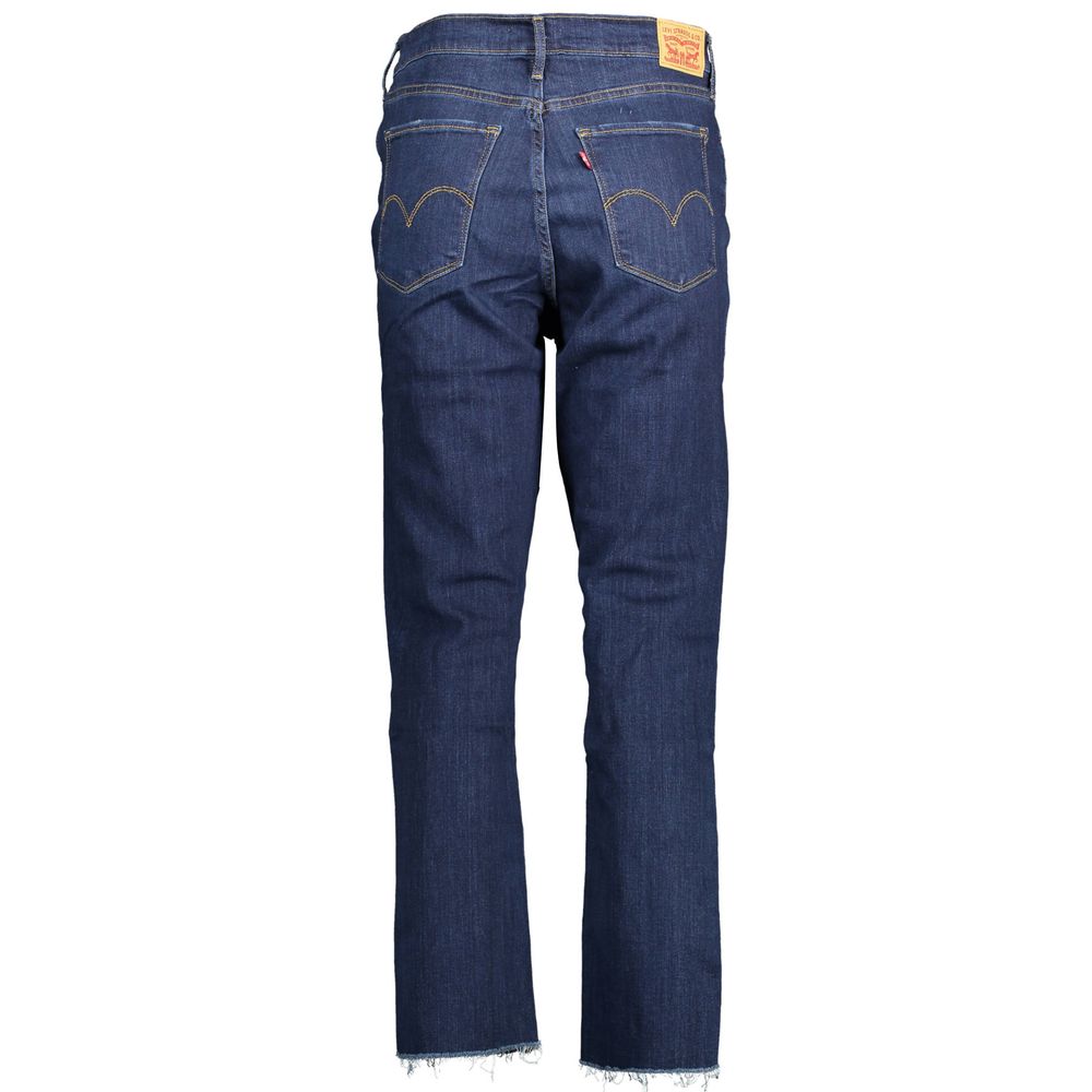 Blue Cotton Jeans Denim