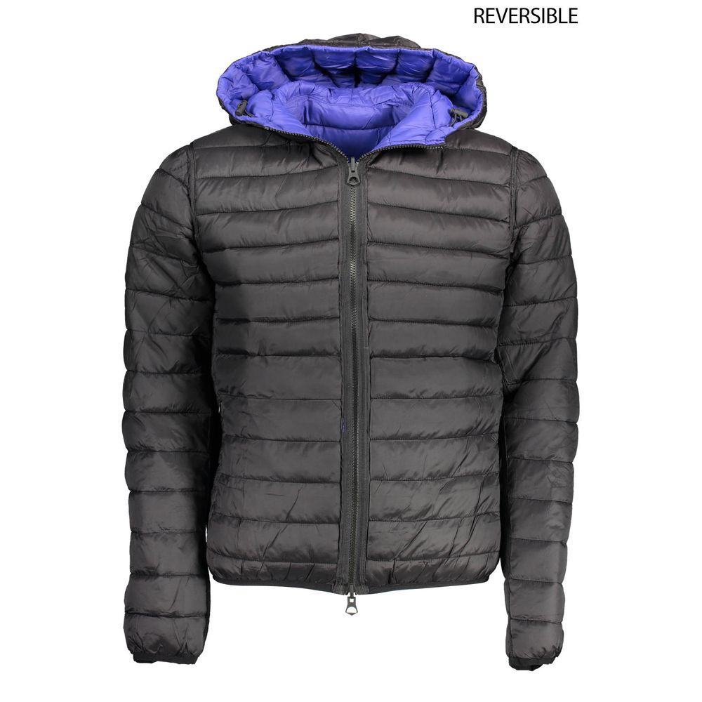 Blue Nylon Jackets & Coat
