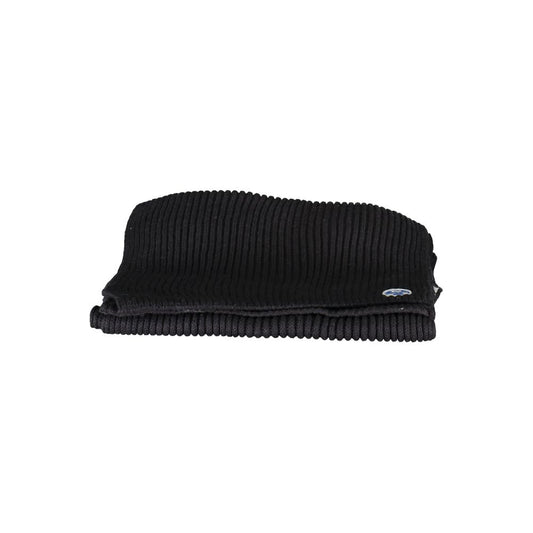 Nero Cotton Male Scarf