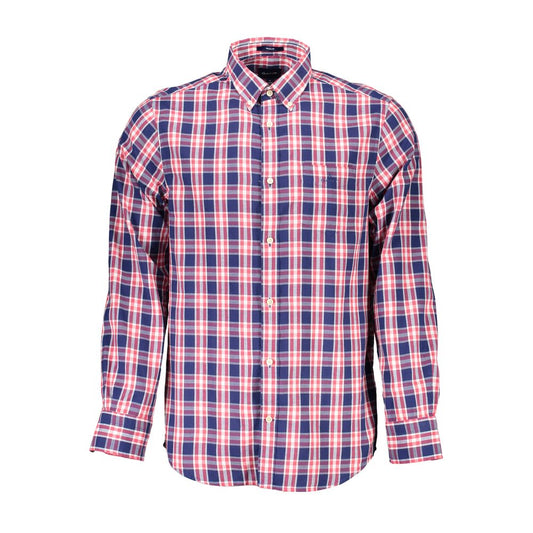 Blue Cotton Men's Shirt