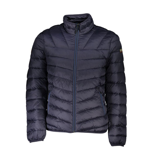 Blue Polyamide Men's Jacket