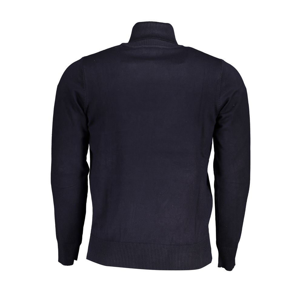 Blue Nylon Sweater