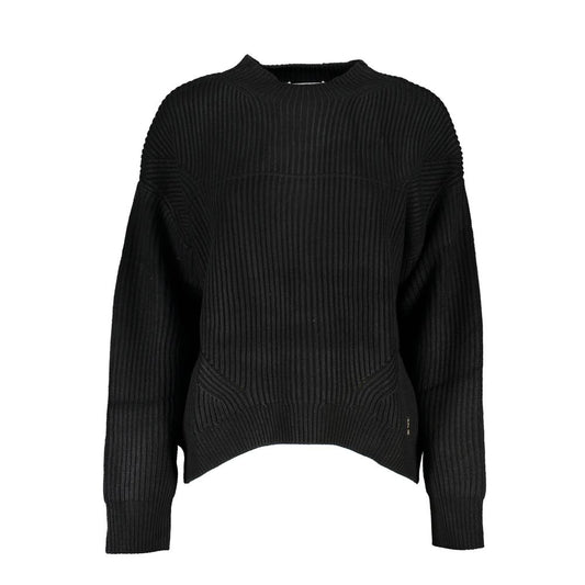 Black Fabric Sweater