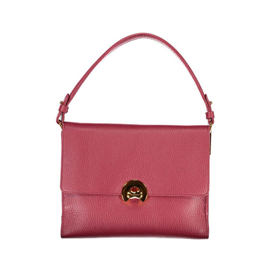 Red Leather Women Handbag
