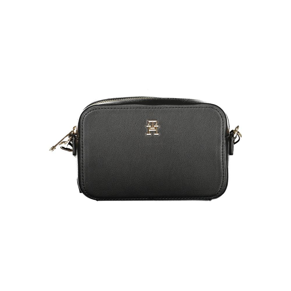 Black Polyester Handbag