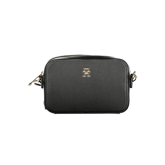 Black Polyester Handbag