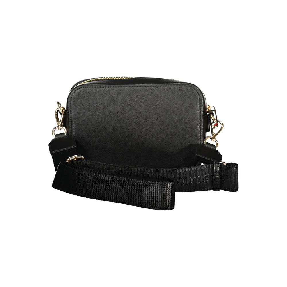 Black Polyester Handbag