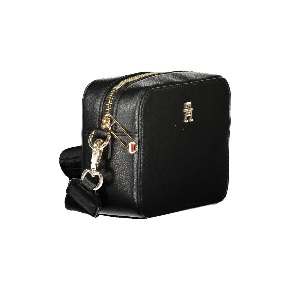 Black Polyester Handbag