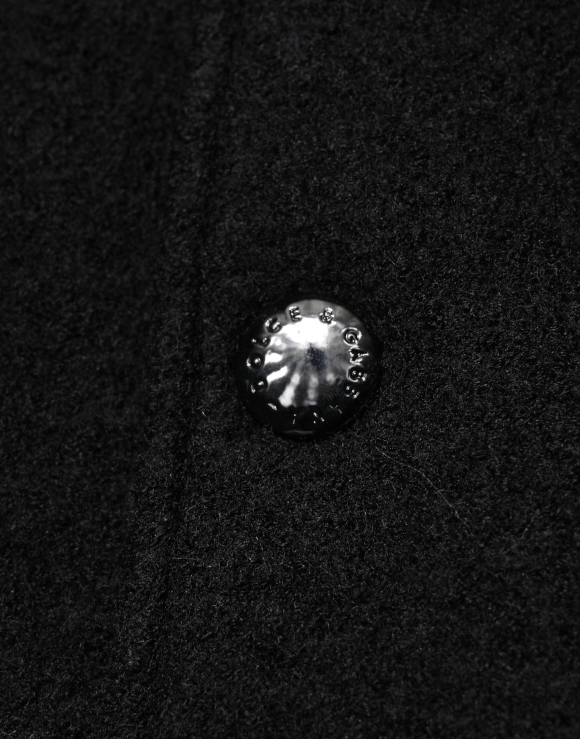 Black Wool Logo Plaque Bomber Jacket