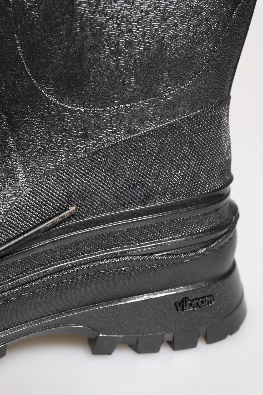 Metallic Gray Pull On Rain Boots Shoes