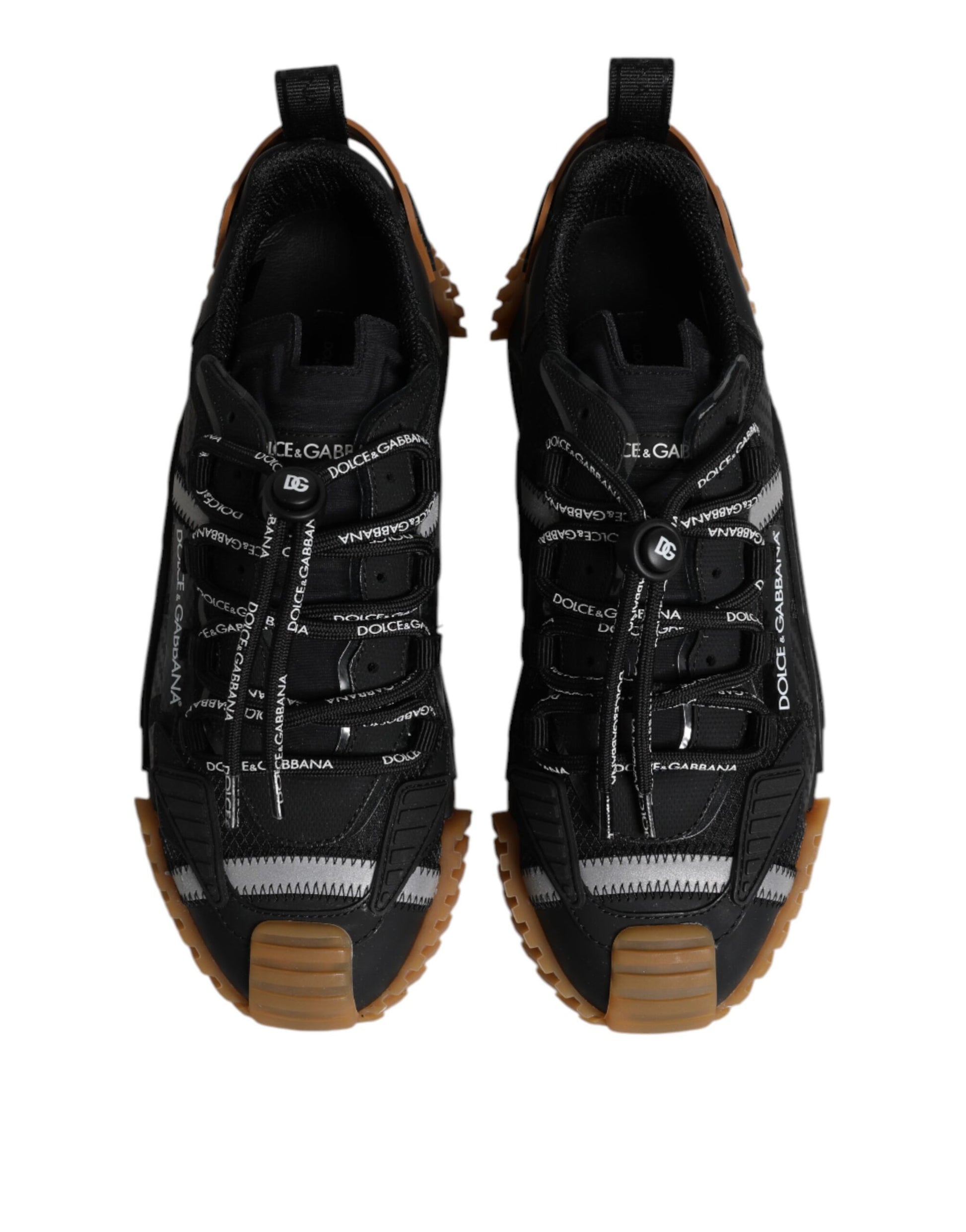 Black NS1 Lace Up Low Top Men Sneakers Shoes