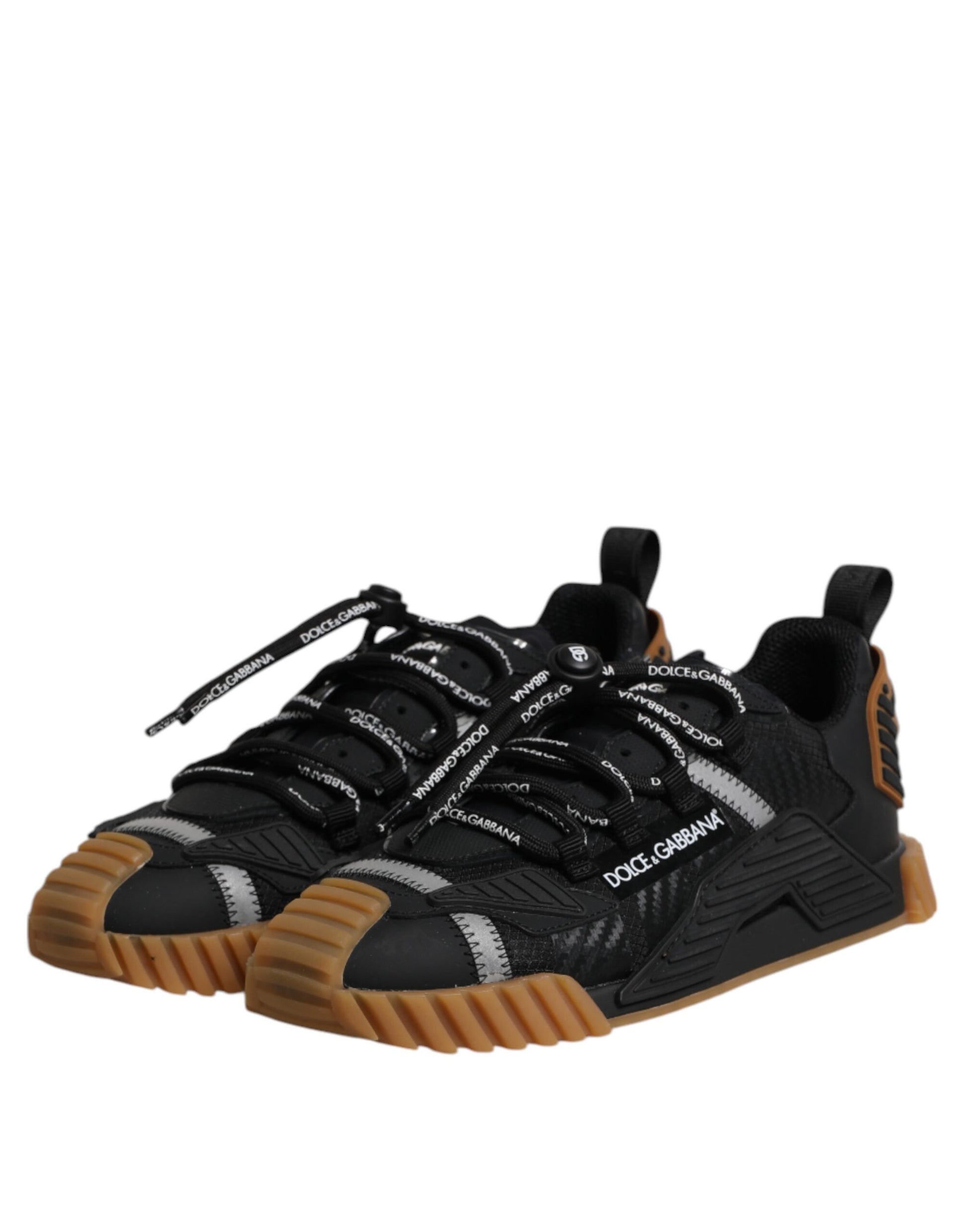 Black NS1 Lace Up Low Top Men Sneakers Shoes