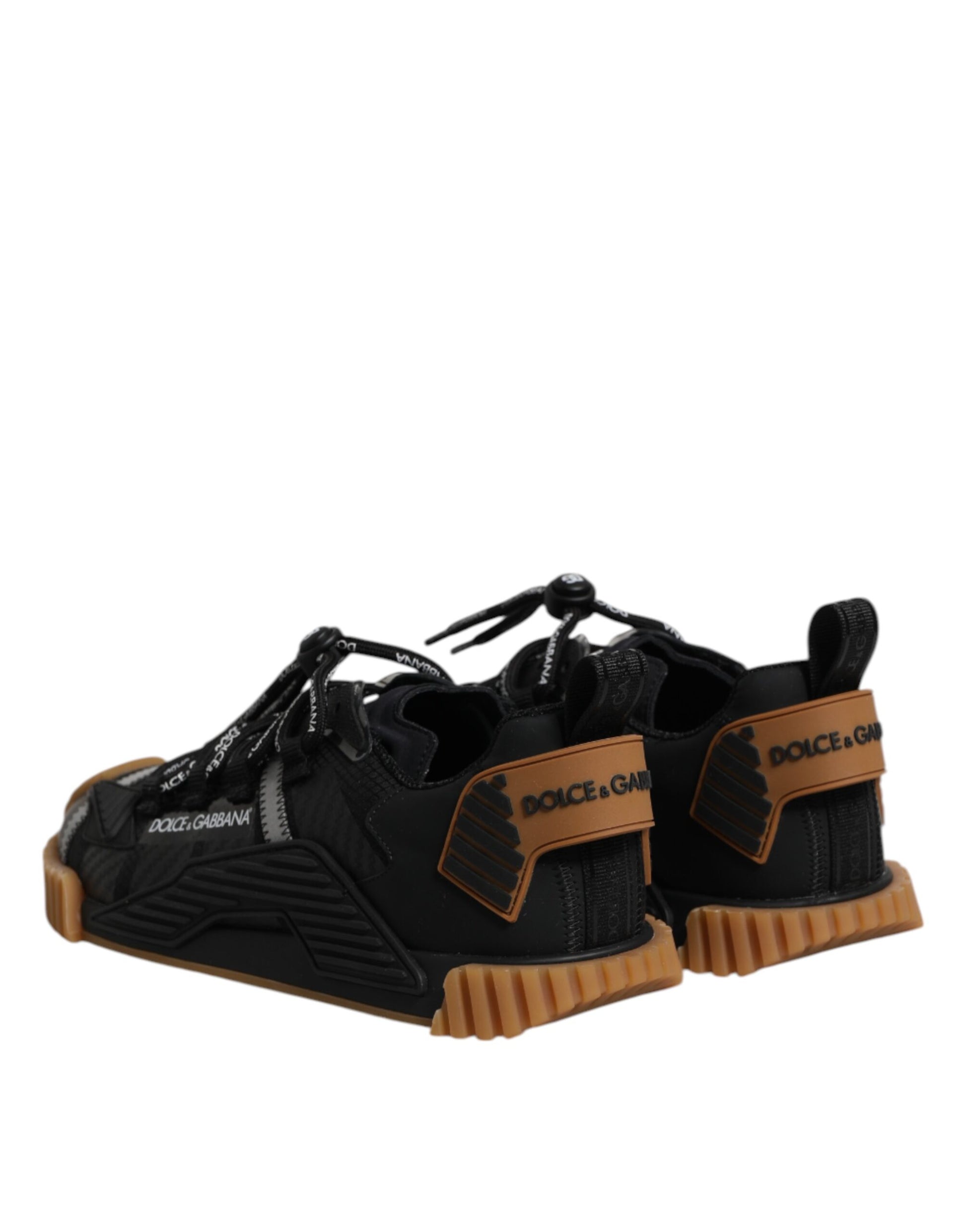 Black NS1 Lace Up Low Top Men Sneakers Shoes