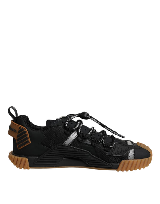 Black NS1 Lace Up Low Top Men Sneakers Shoes