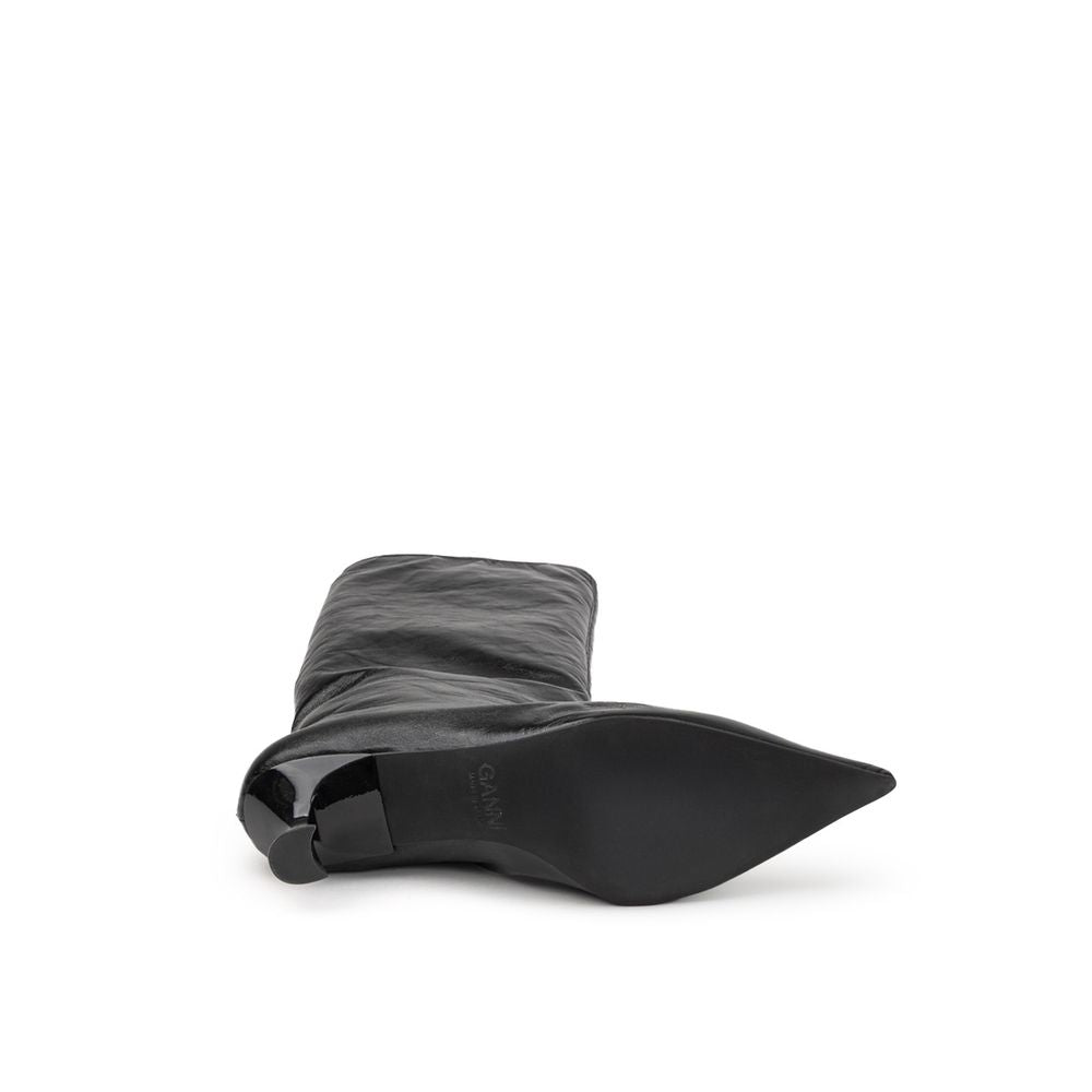 Black Leather Boot