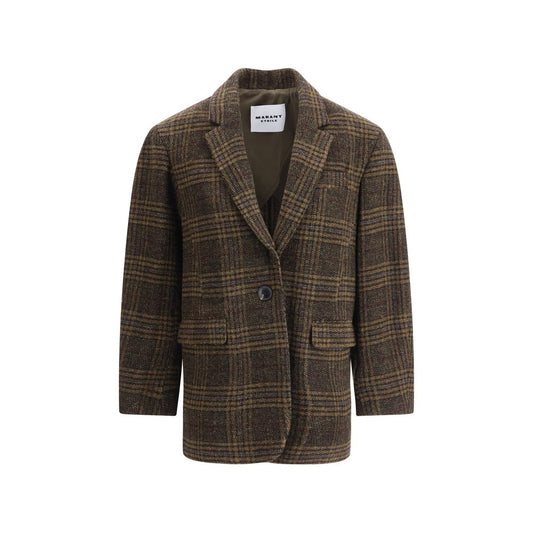Brown Fleece Wool Coat