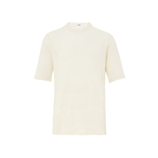 Beige Cotton T-Shirt