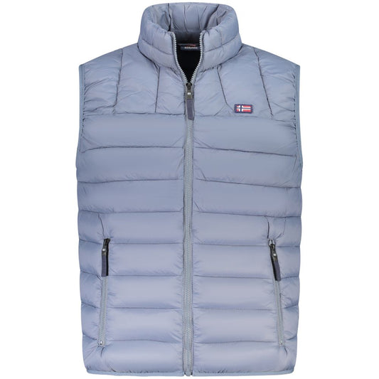 Gray Polyamide Men Jacket