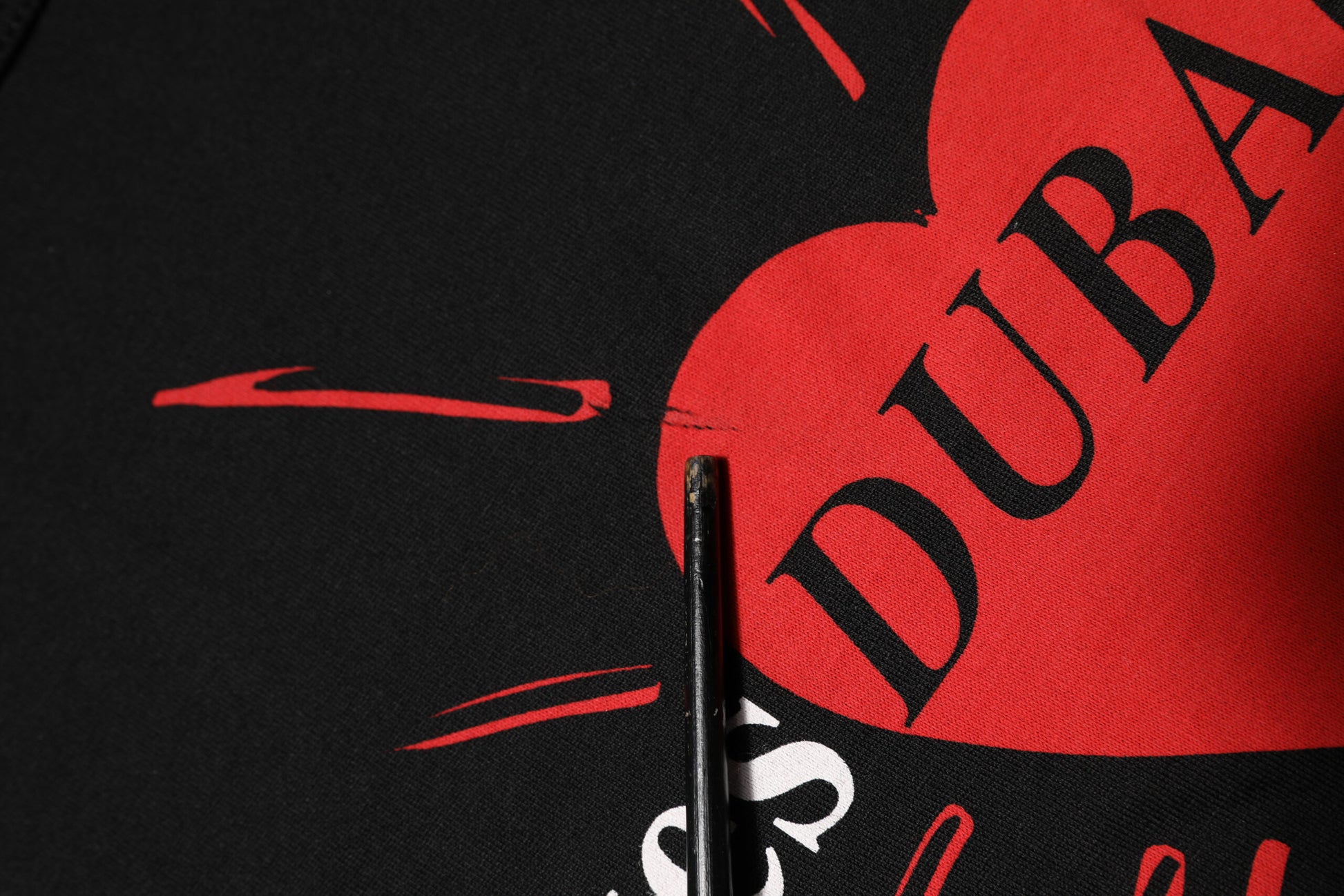 Black #DGLovesDubai Cotton Crew Neck T-shirt