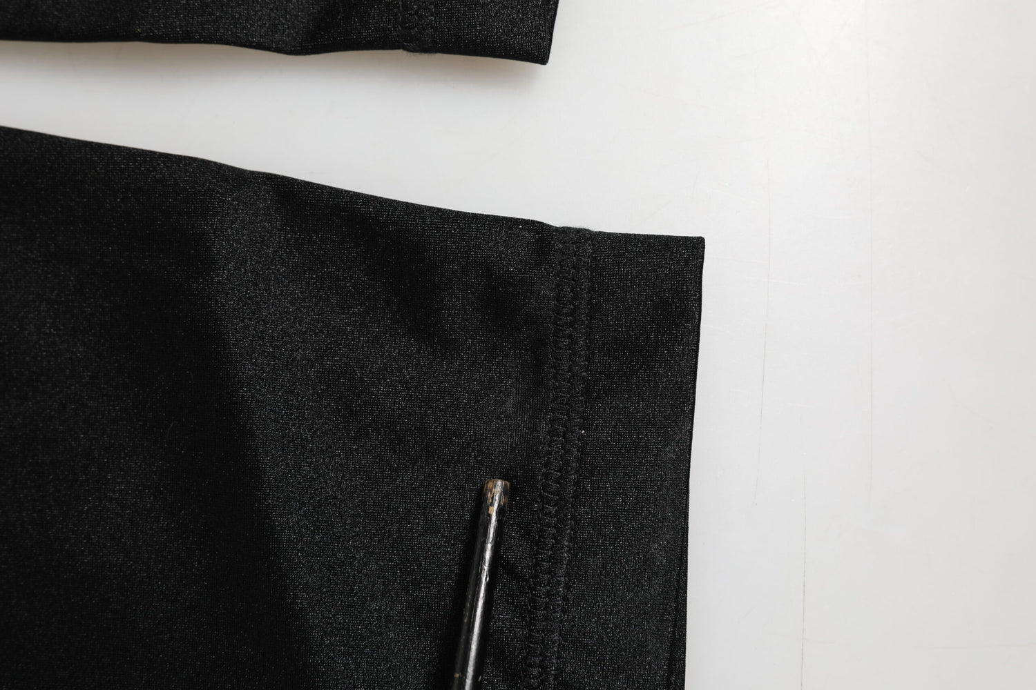 Black Nylon Leggings Stretch Pants