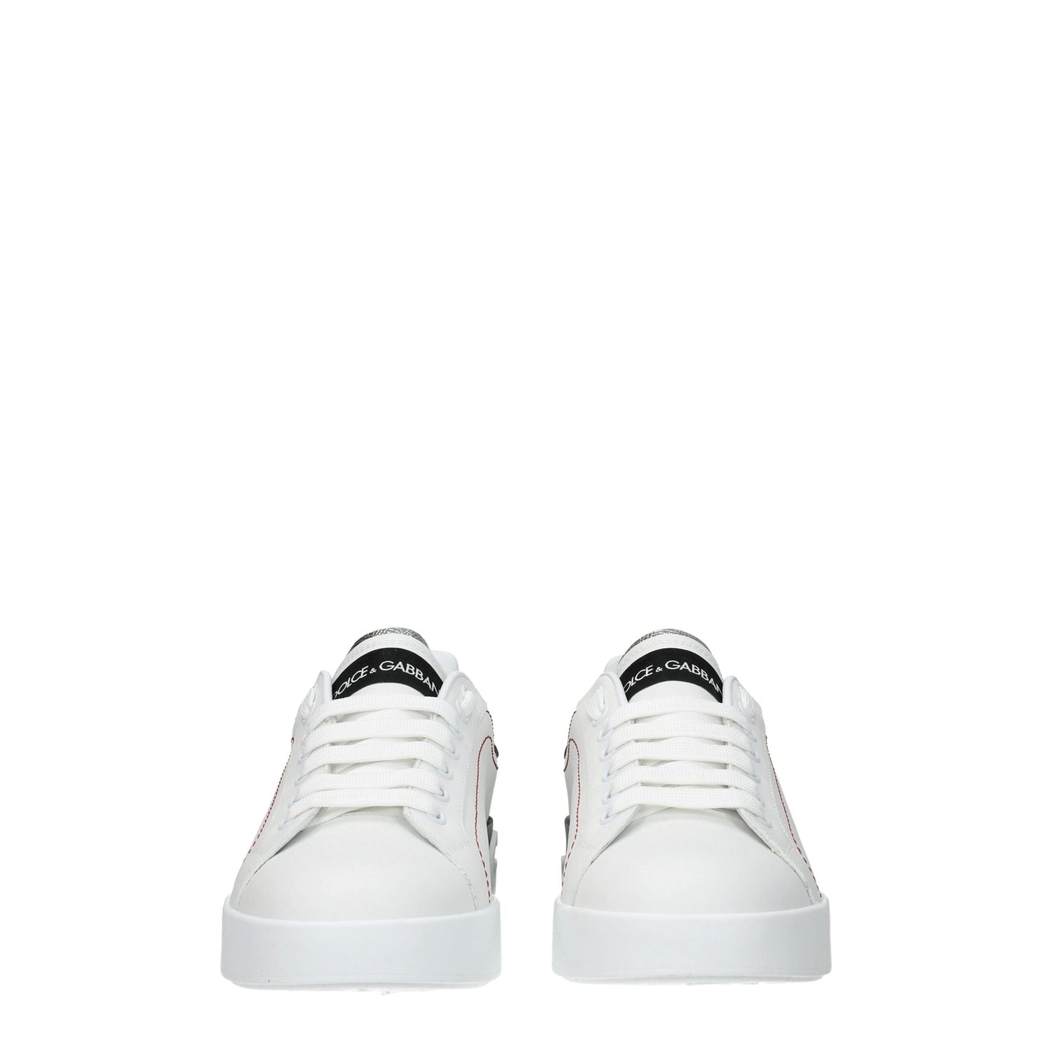 White Leather Low Tops