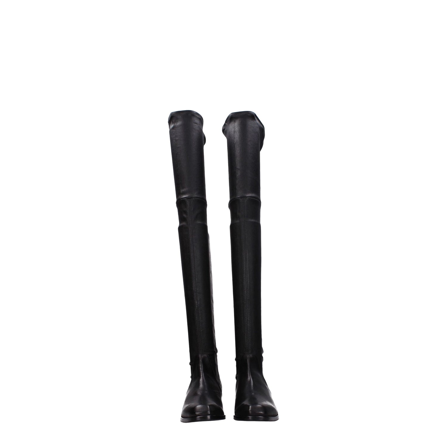 Black Leather Over The Knee