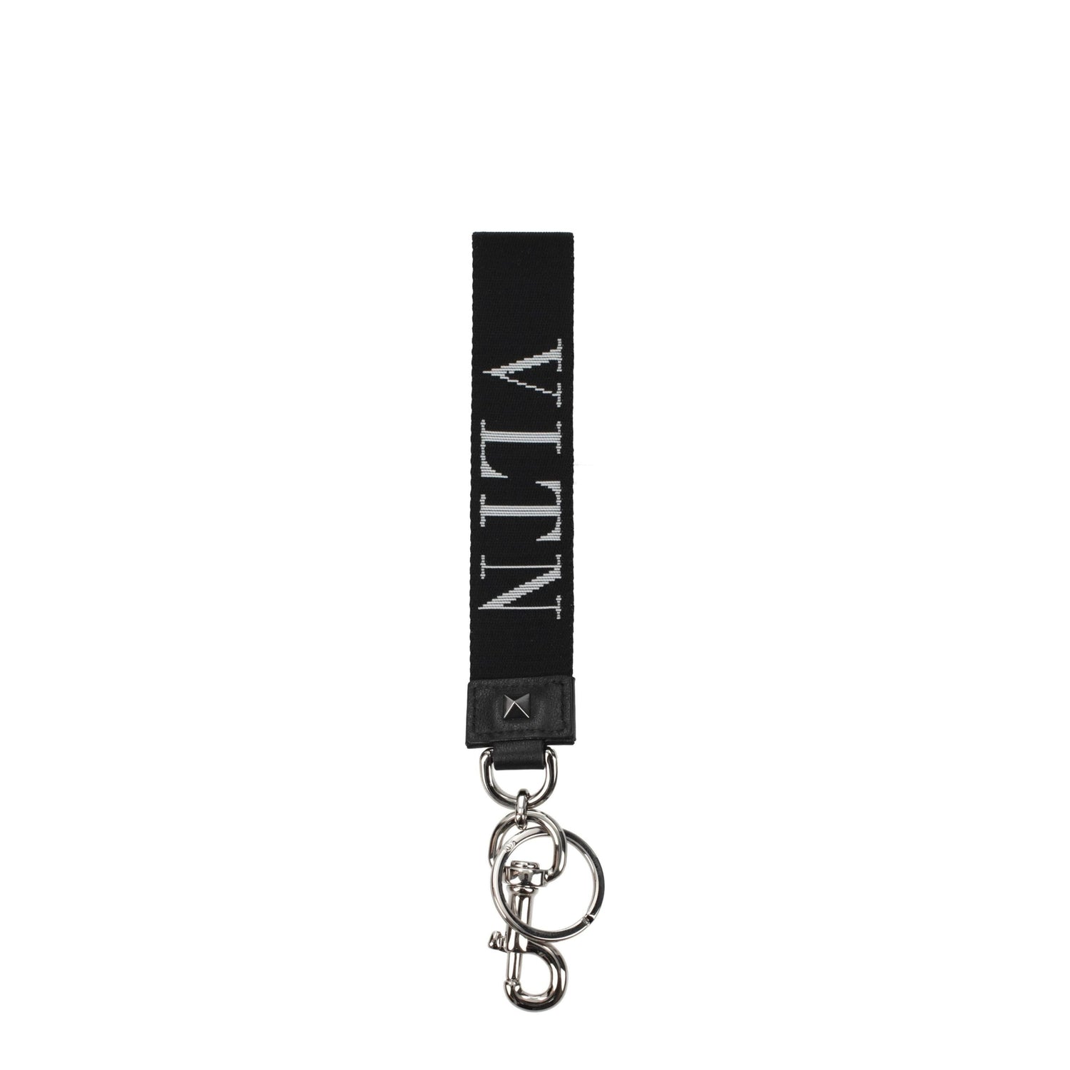 Black Fabric Keychains