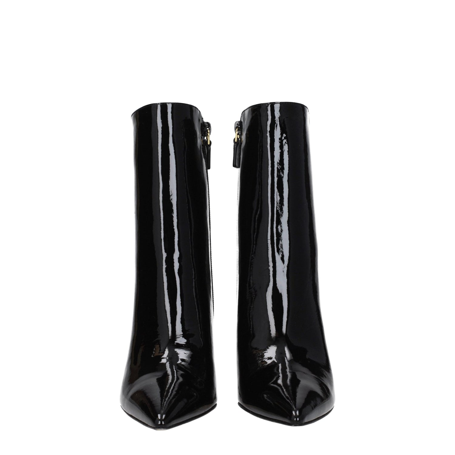 Black Leather Ankle Boots