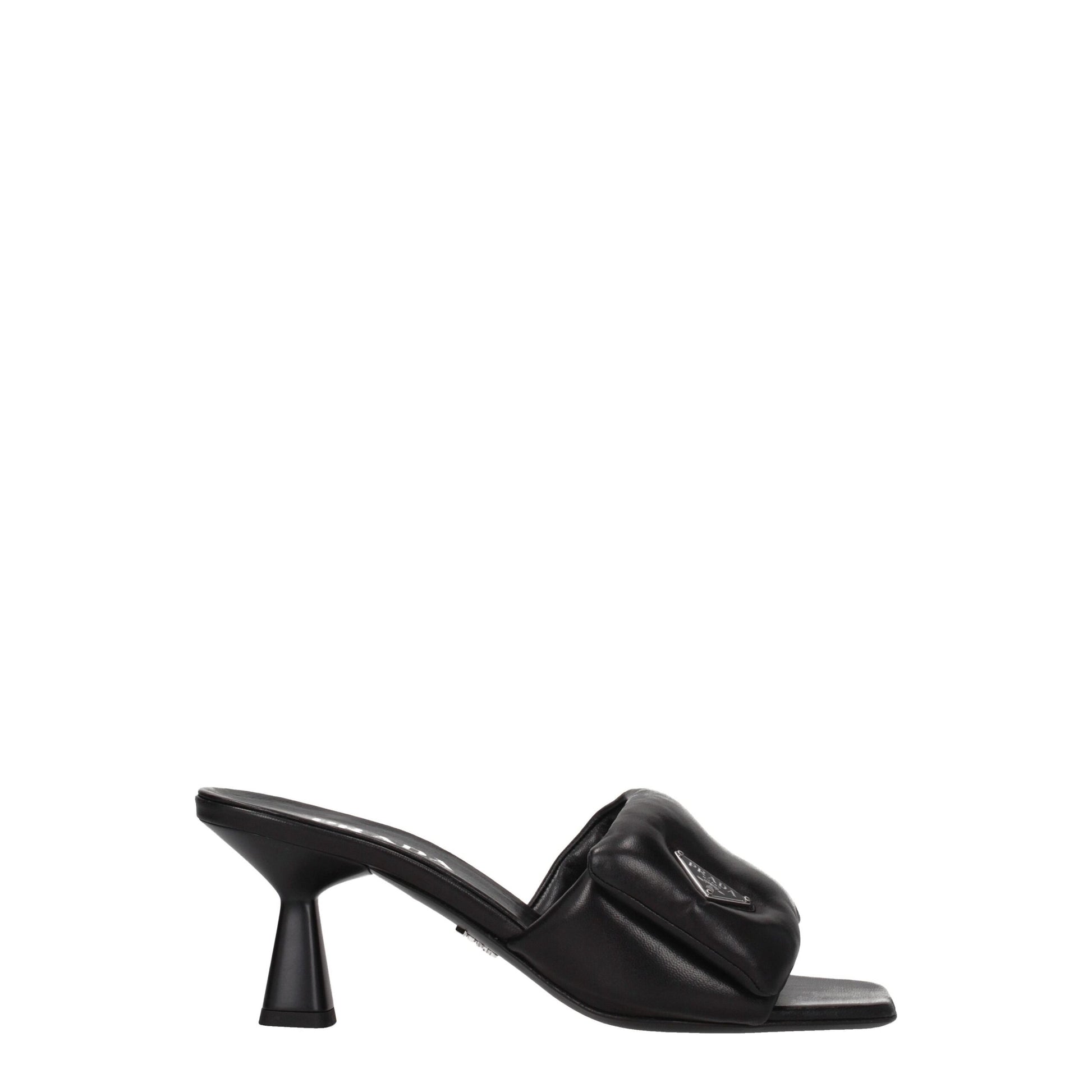 Black Leather Platforms