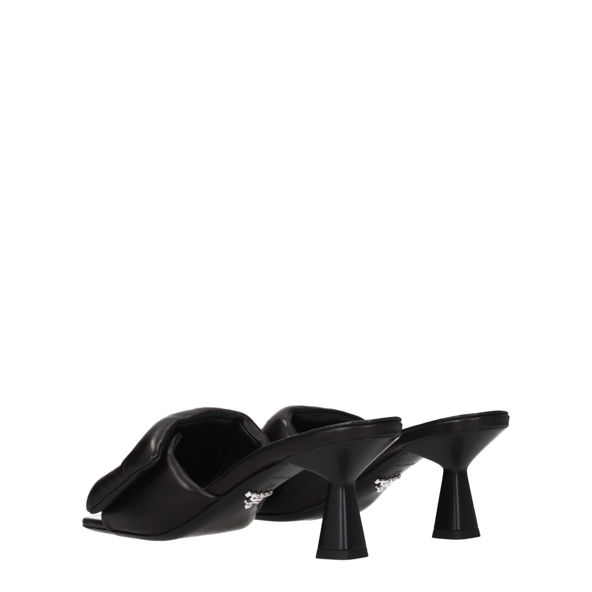 Black Leather Platforms