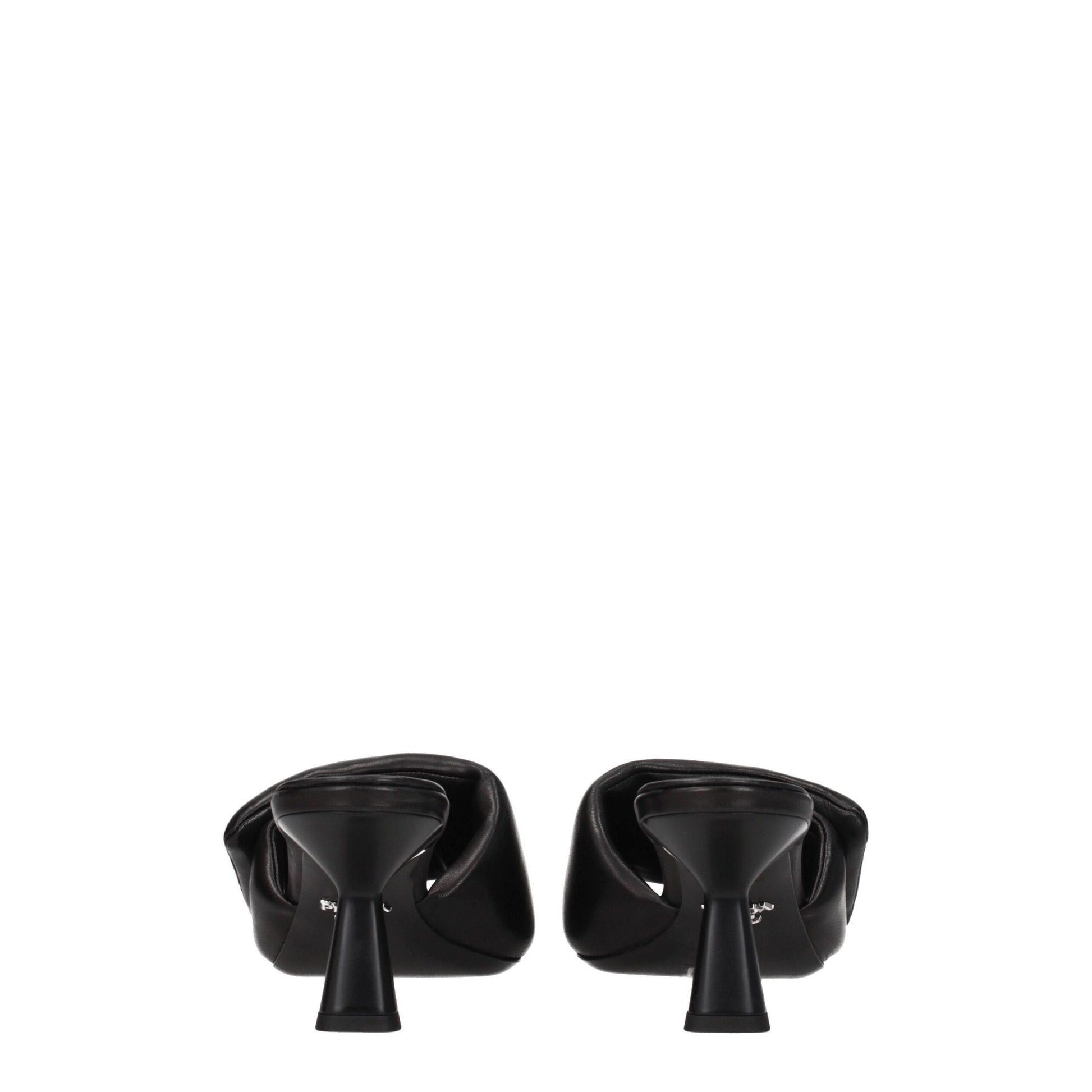 Black Leather Platforms