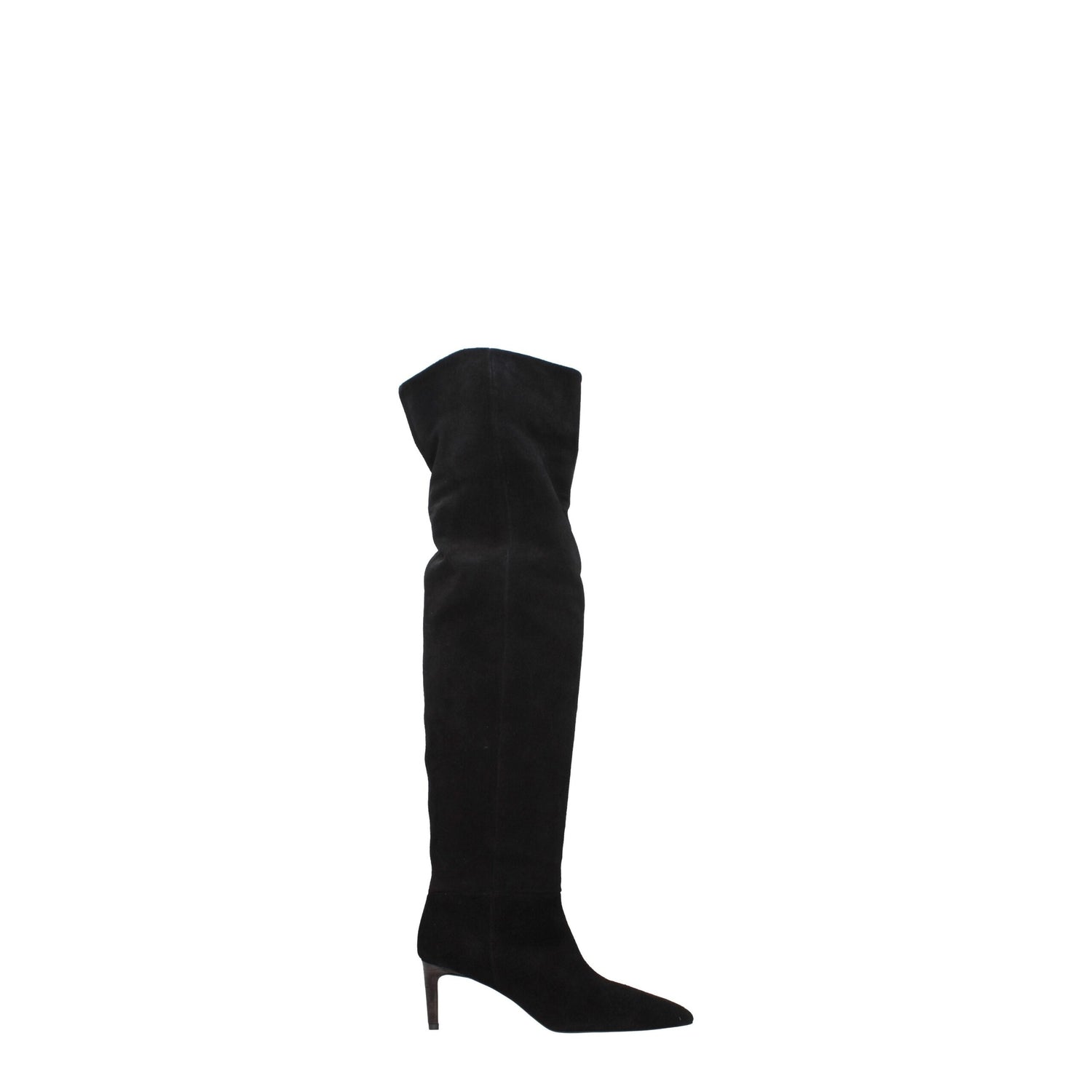 Black Leather Over The Knee