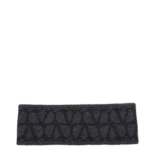 Gray Wool Headbands