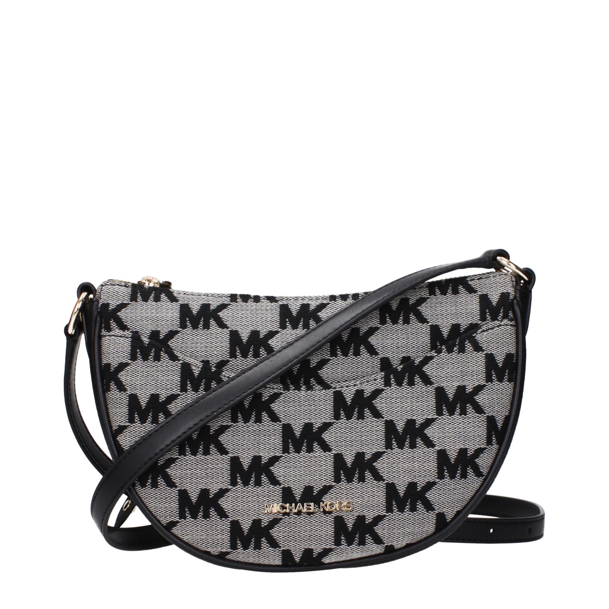 Black Fabric Crossbody Bags