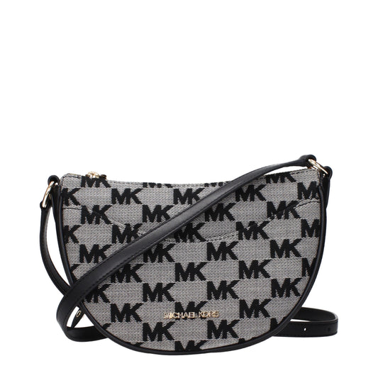 Black Fabric Crossbody Bags