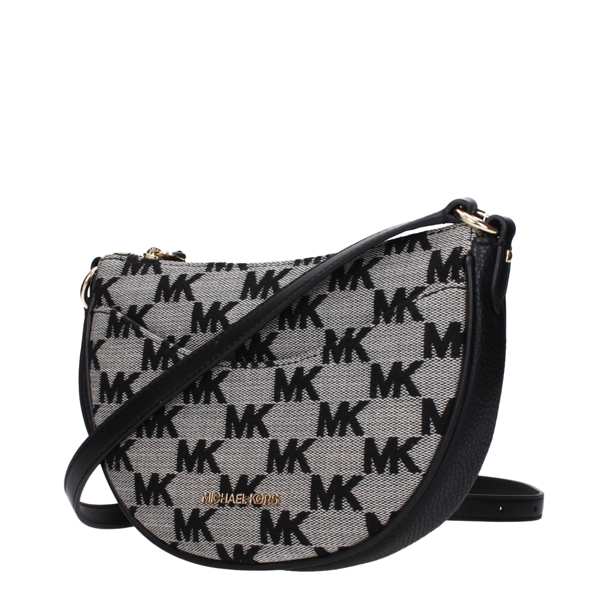 Black Fabric Crossbody Bags