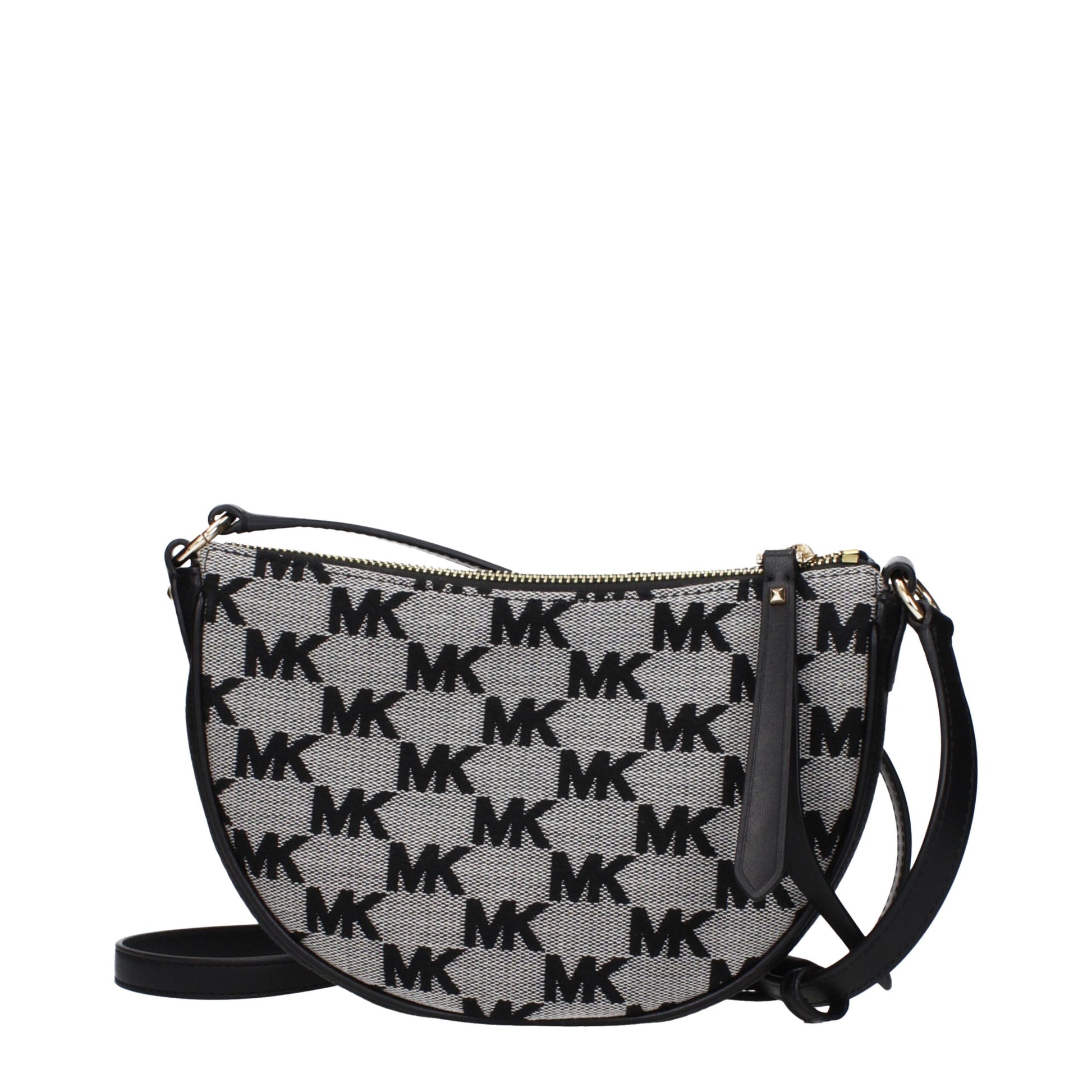 Black Fabric Crossbody Bags